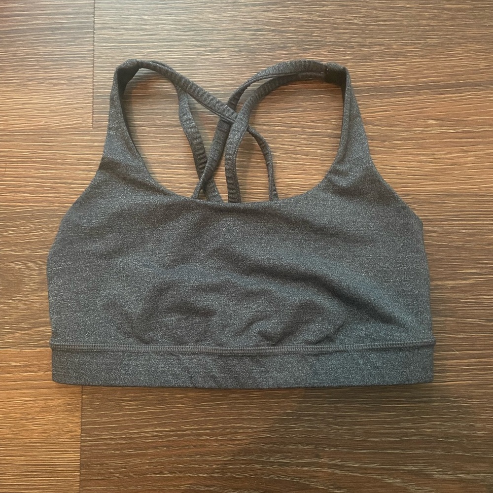 Gray Women's Lululemon Sports Bra